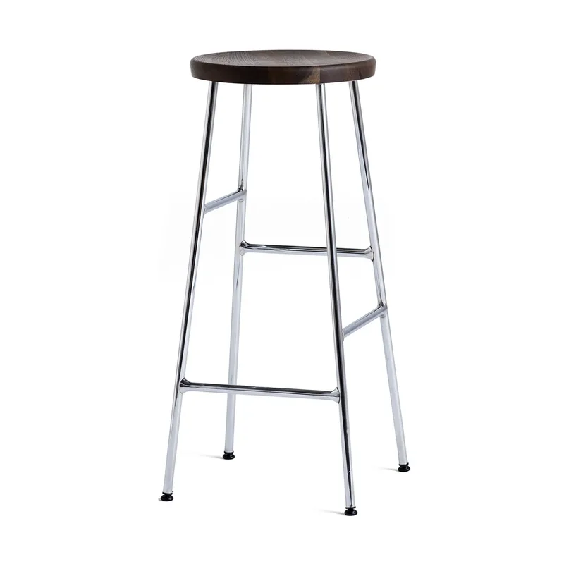 Cornet Barhocker 75 cm Smoked oiled oak-chrome von HAY – Produktfoto