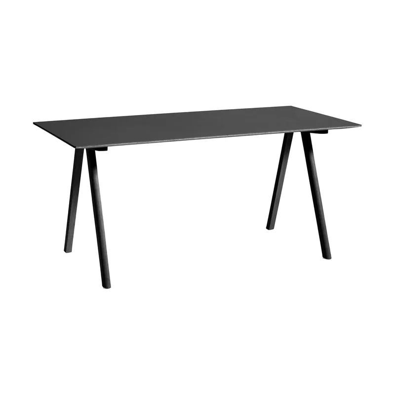 CPH10 2.0 Schreibtisch 80x160 cm Black laminate-oak veneer von HAY – Produktfoto