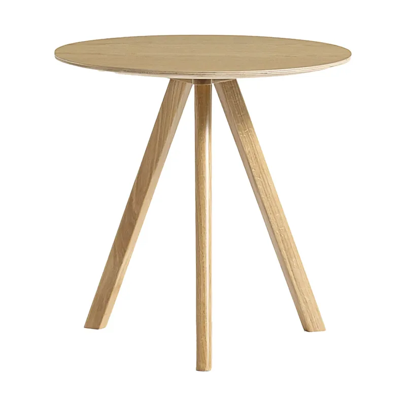 CPH20 2.0 Couchtisch Ø50 cm Lacquered oak-oak veneer von HAY – Produktfoto