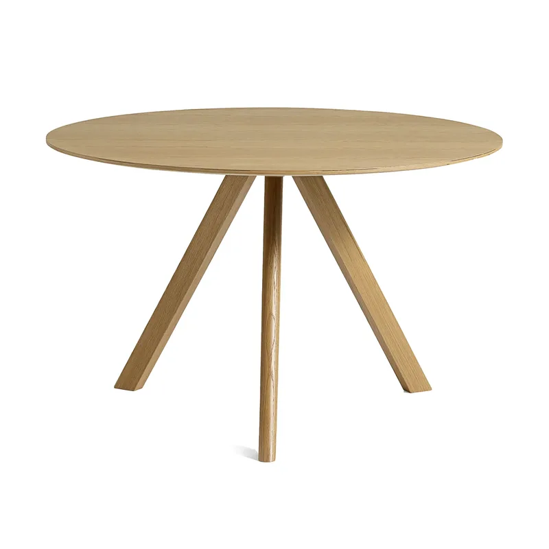 CPH20 2.0 Esstisch Ø120 cm Lacquered oak-oak Furnier von HAY – Produktfoto