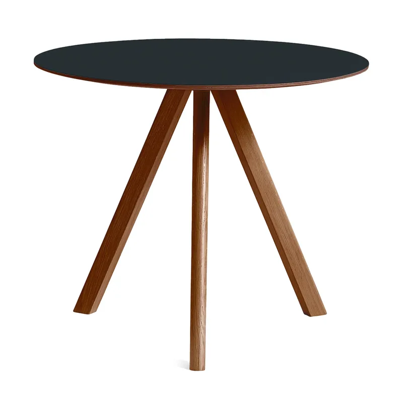 CPH20 2.0 Esstisch Ø90 cm Black laminate-walnut von HAY – Produktfoto