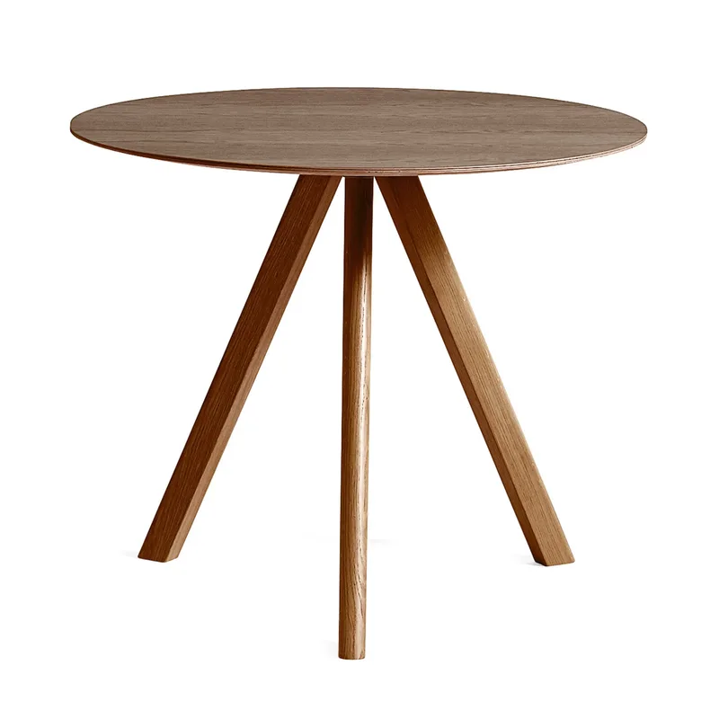 CPH20 2.0 Esstisch Ø90 cm Lacquered walnut van HAY – productfoto