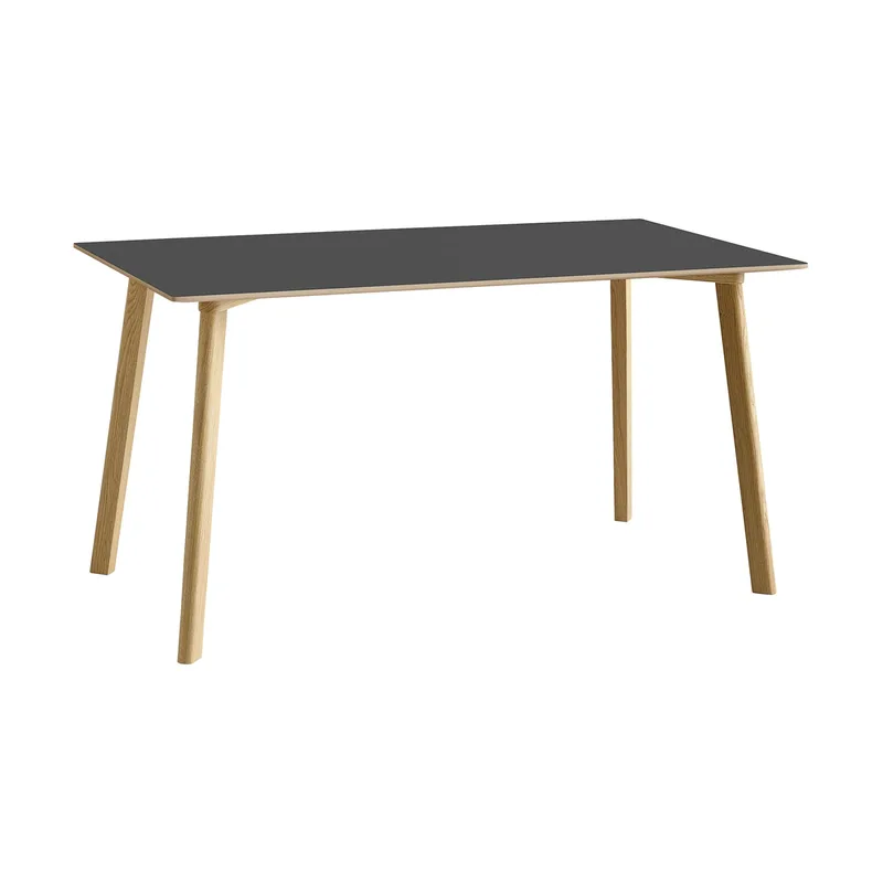 CPH210 Deux 2.0 Tisch 75x140 cm Stone grey-lackierte Eiche von HAY – Produktfoto