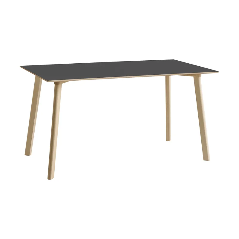 CPH210 Deux 2.0 Tisch 75x140 cm Stone grey-untreated beech von HAY – Produktfoto