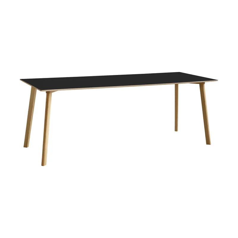 CPH210 Deux 2.0 Tisch 75x200 cm Black laminate-lacquered oak fra HAY – produktbillede