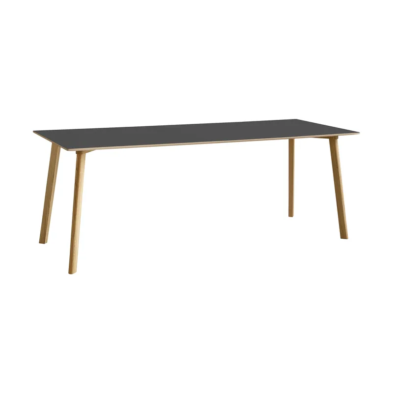 CPH210 Deux 2.0 Tisch 75x200 cm Stone grey-lacquered oak by HAY – product photo