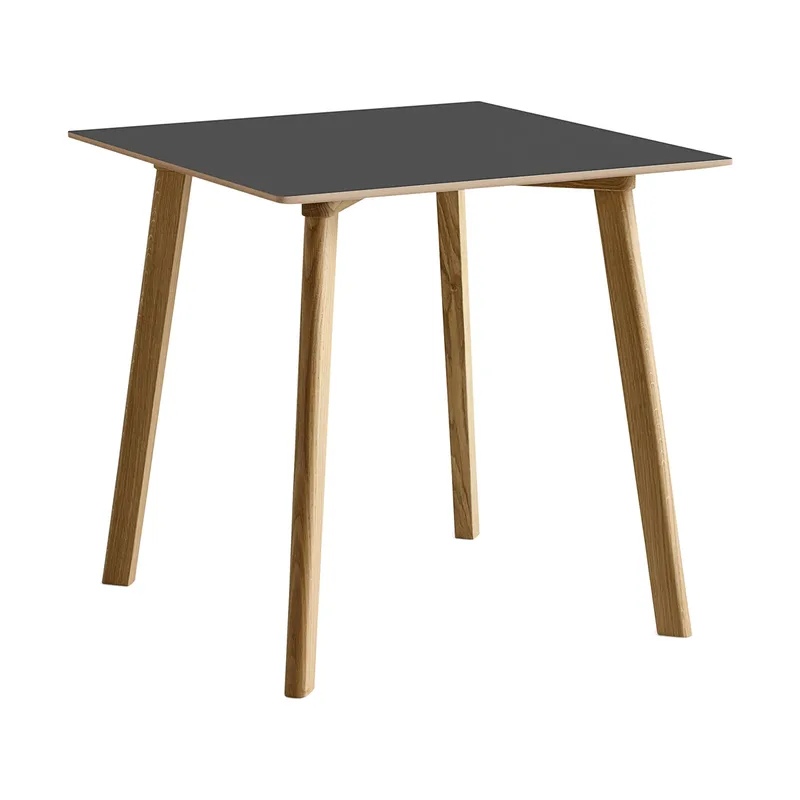 CPH210 Deux 2.0 Tisch 75x75 cm Stone grey-lacquered oak von HAY – Produktfoto