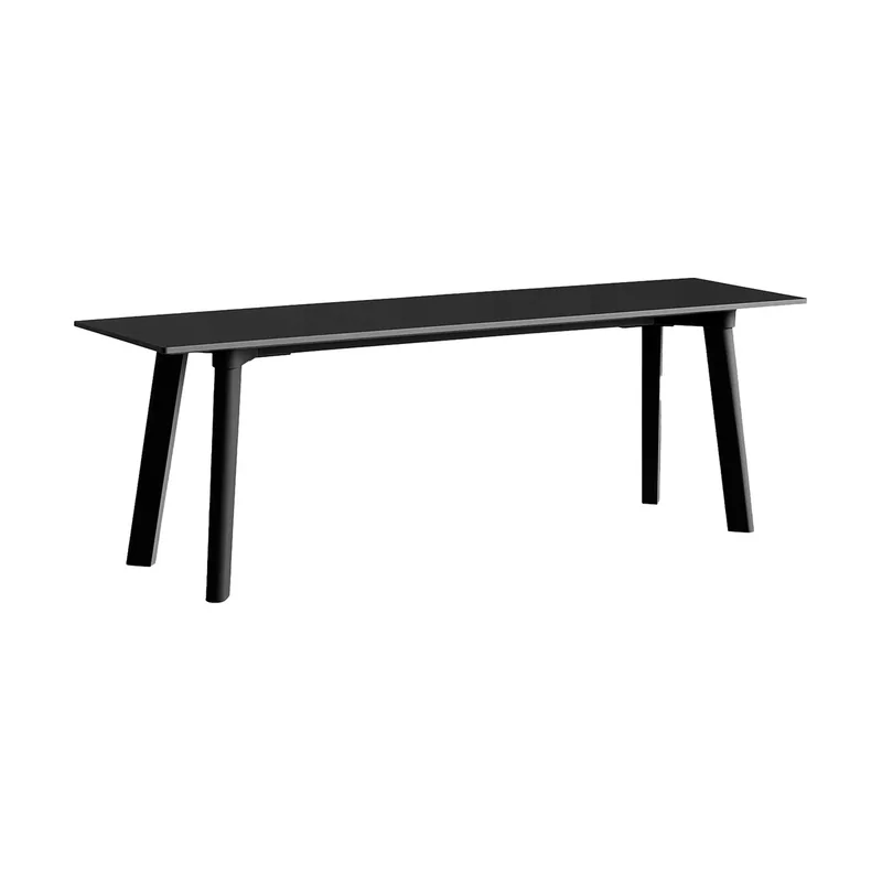CPH215 Deux 2.0 Bank 140 cm Black laminate-lacquered beech fra HAY – produktbillede