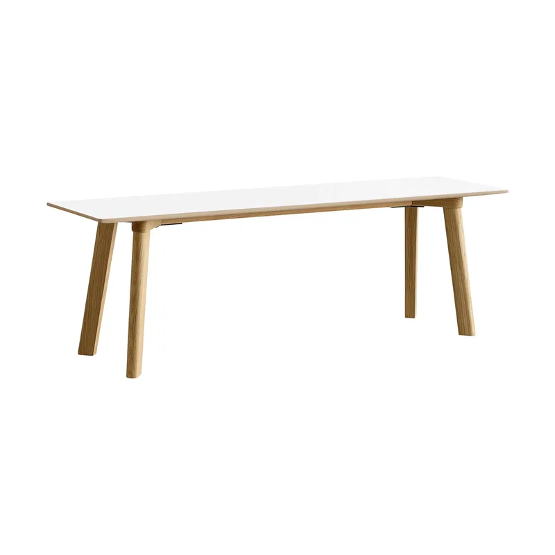 CPH215 Deux 2.0 Bank 140 cm Pearl white-lacquered oak van HAY – productfoto