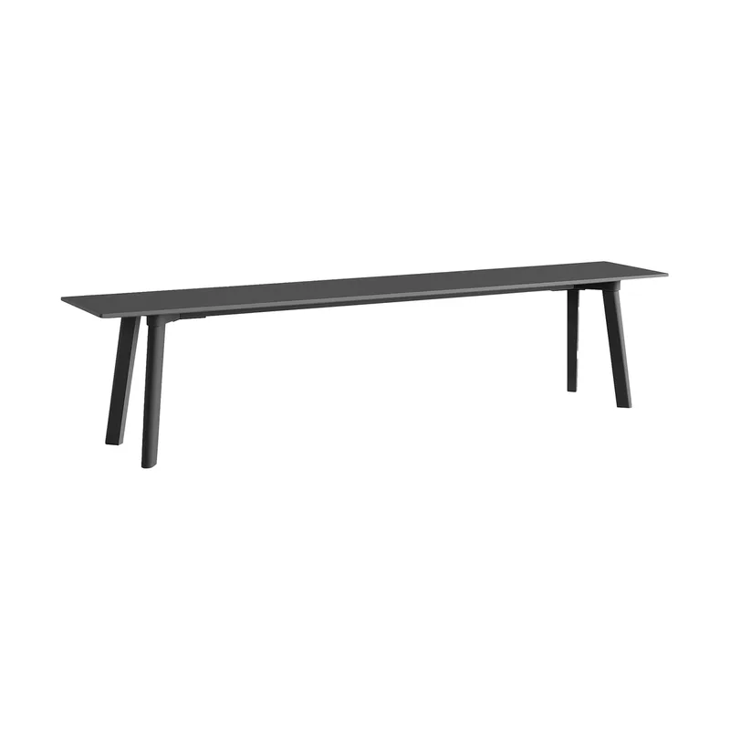 CPH215 Deux 2.0 Bank 200 cm Stone grey-lacquered beech von HAY – Produktfoto