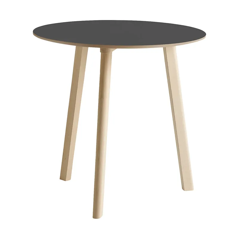 CPH220 Deux 2.0 Tisch Ø75 cm Stone grey-untreated beech de HAY – photo du produit