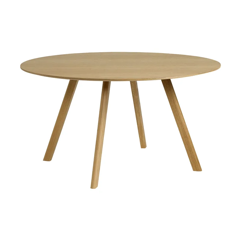 CPH25 2.0 Esstisch Ø140 cm Lacquered oak-oak Furnier van HAY – productfoto