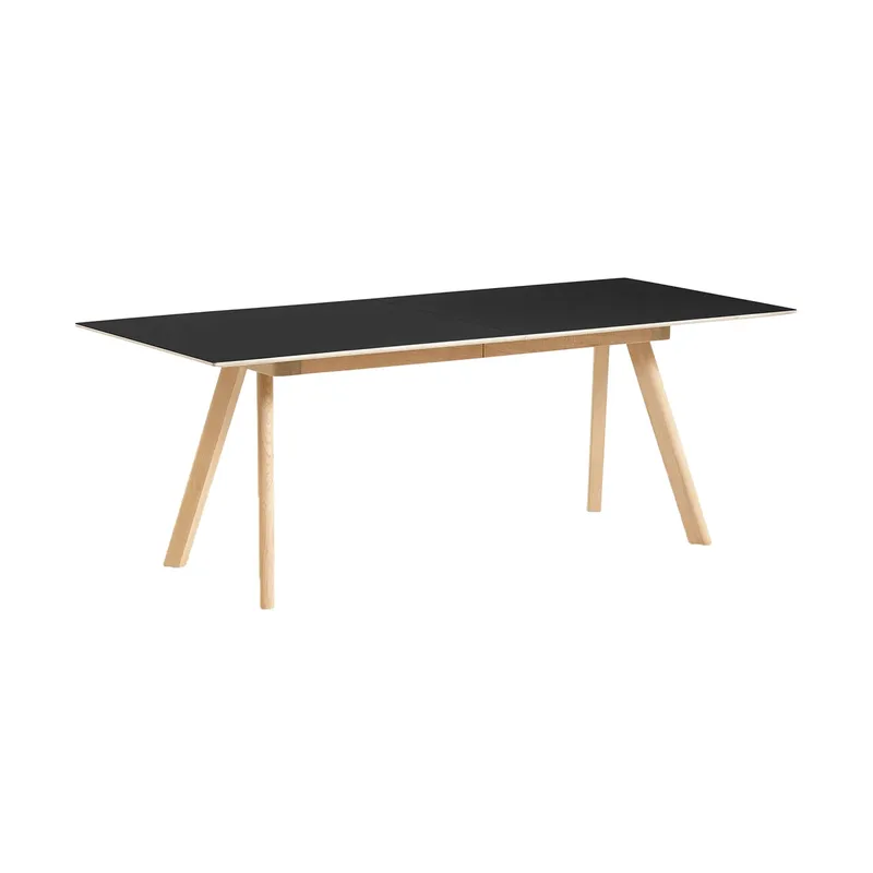 CPH30 2.0 Ausziehbarer Esstisch 90x200 cm Black linoleum-lacquered oak von HAY – Produktfoto