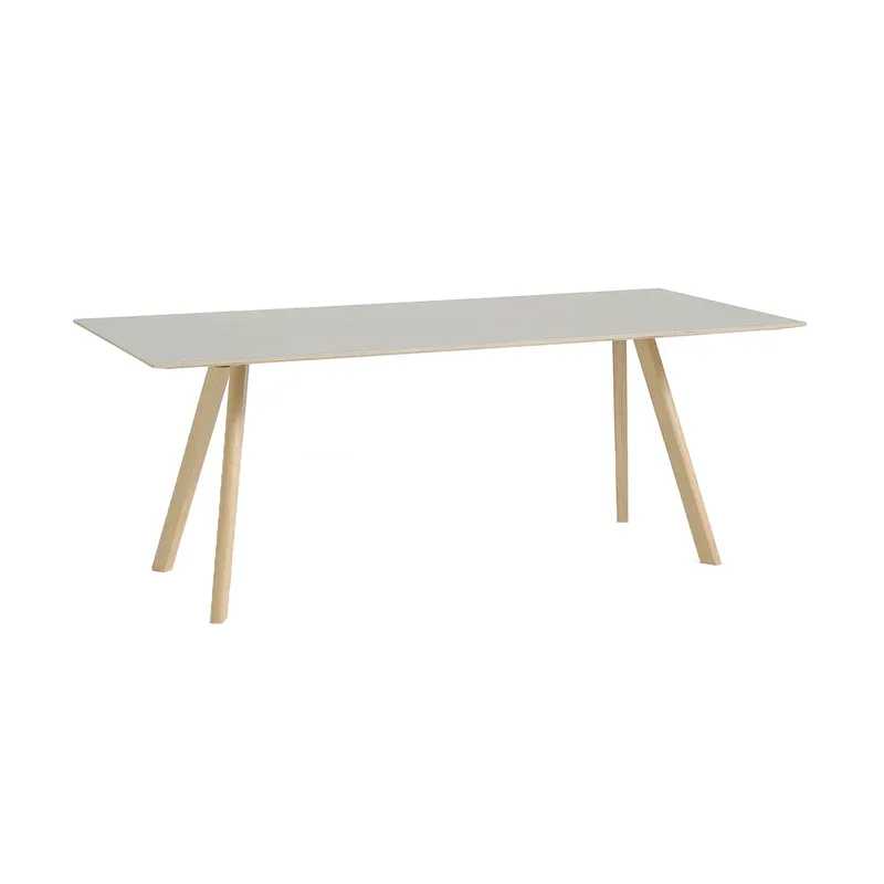 CPH30 2.0 Esstisch 90x200 cm Off white linoleum-lacq. oak by HAY – product photo