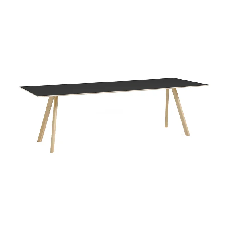CPH30 2.0 Esstisch 90x250 cm Black linoleum-lacquered oak de HAY – photo du produit