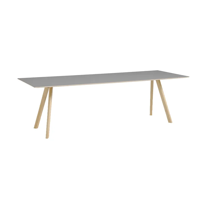 CPH30 2.0 Esstisch 90x250 cm Grey linoleum-lackad ek by HAY – product photo