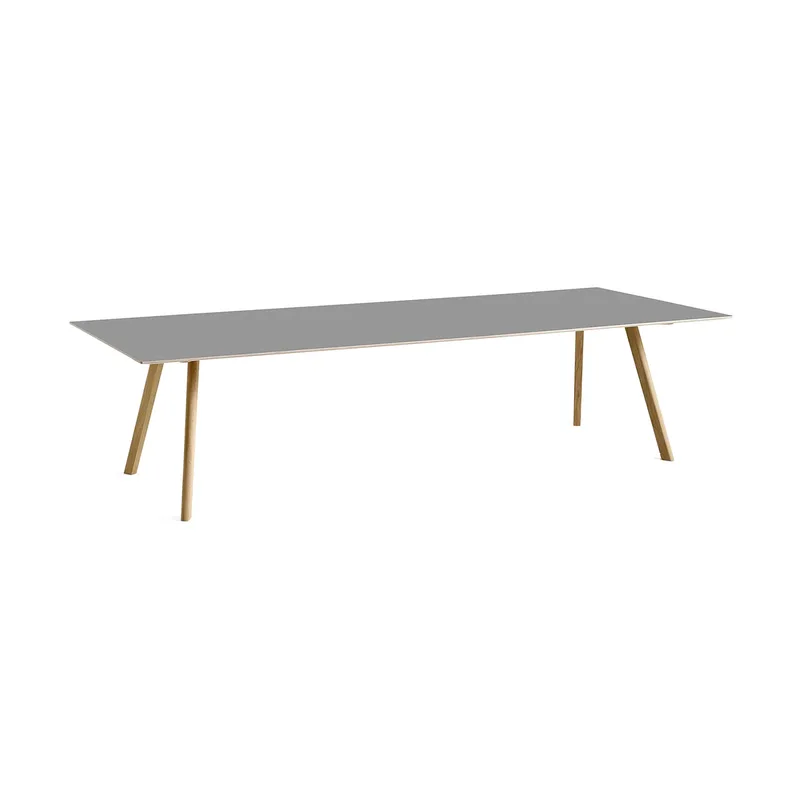 CPH30 2.0 Esstisch 90x300 cm Grey linoleum-lacquered oak by HAY – product photo