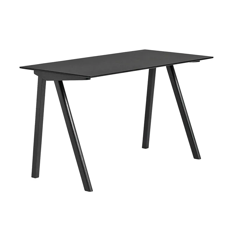 CPH90 2.0 Schreibtisch 65x130 cm Black linoleum-lacquered oak by HAY – product photo