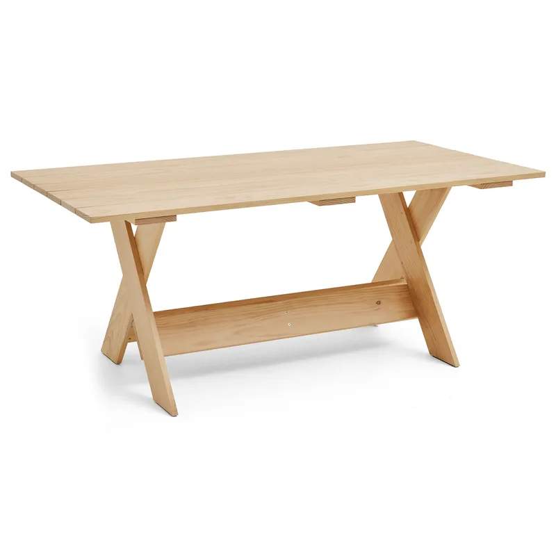 Crate Dining Table Tisch 180x89,5 cm Kiefernholz lackiert Klar by HAY – product photo