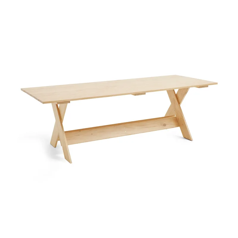 Crate Dining Table Tisch 180x89,5 cm Kiefernholz lackiert Klar by HAY – product photo
