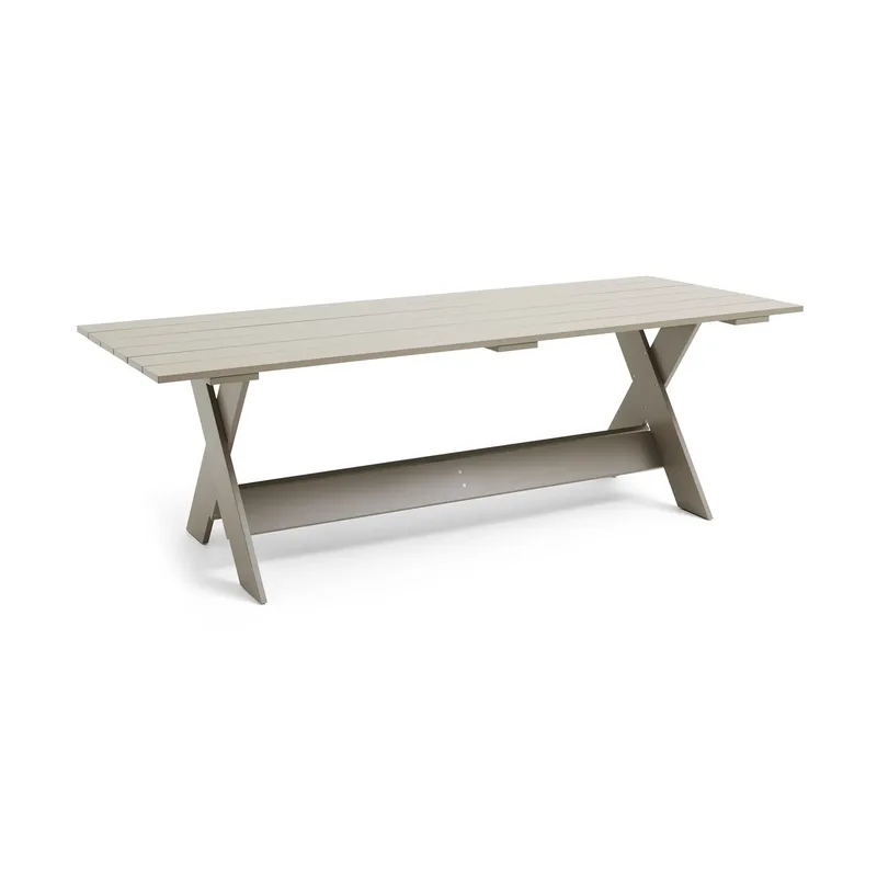Crate Dining Table Tisch 180x89,5 cm Kiefernholz lackiert London fog by HAY – product photo