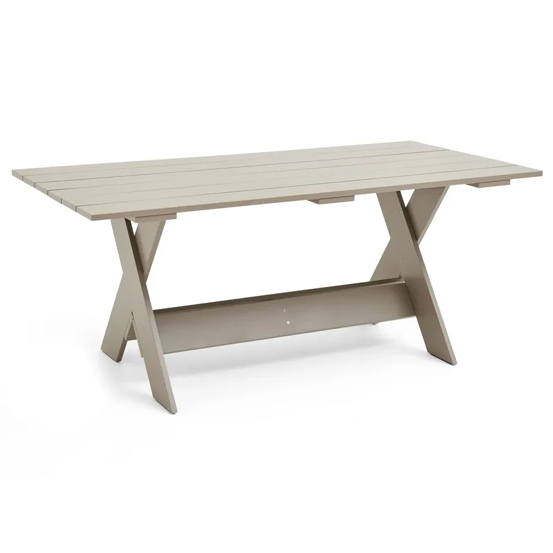 Crate Dining Table Tisch 180x89,5 cm Kiefernholz lackiert London fog by HAY – product photo
