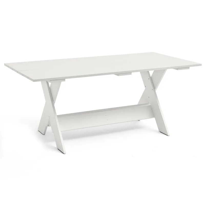 Crate Dining Table Tisch 180x89,5 cm Kiefernholz lackiert White de HAY – photo du produit