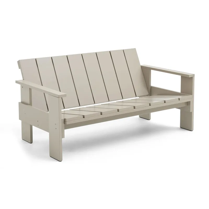 Crate Lounge Sofa Kiefernholz lackiert London fog by HAY – product photo