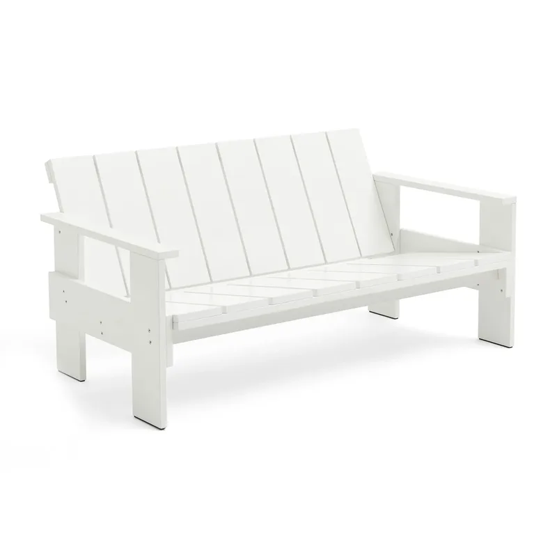 Crate Lounge Sofa Kiefernholz lackiert White by HAY – product photo
