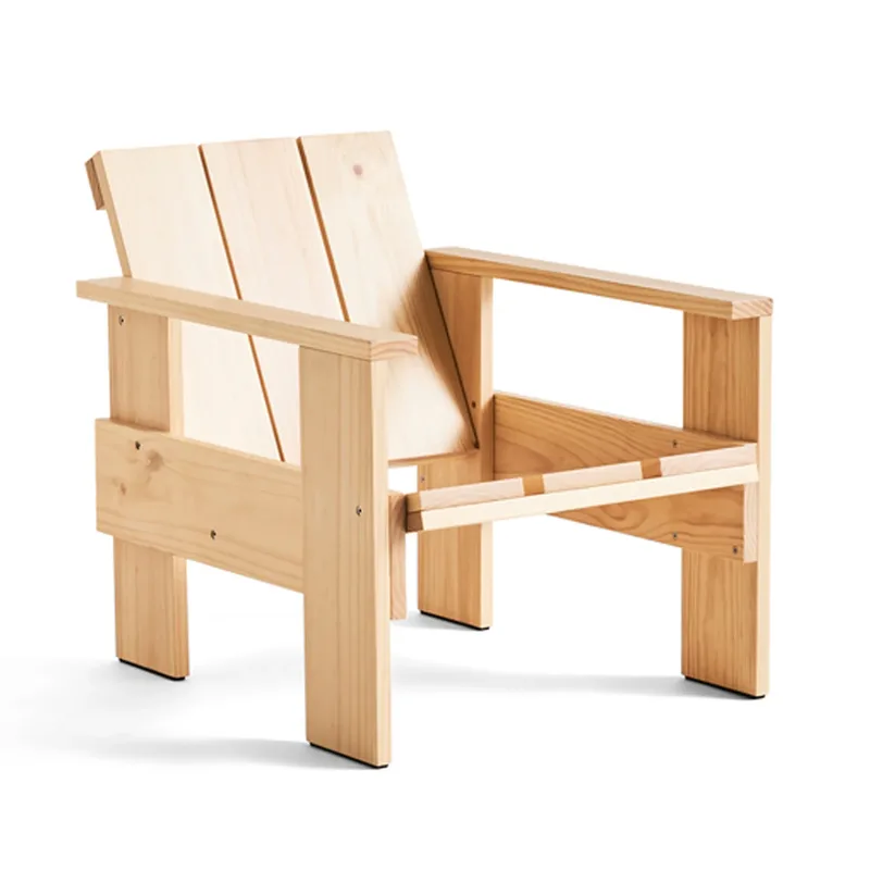 Crate Lounge-Stuhl Kiefernholz lackiert Natural by HAY – product photo
