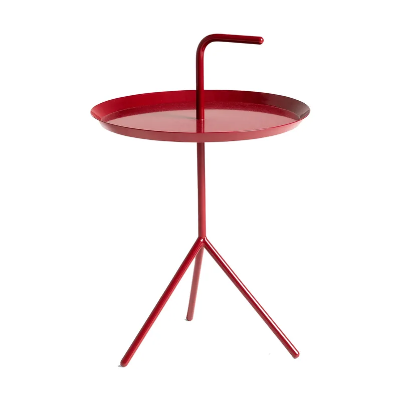 DLM Beistelltisch Ø38 cm Cherry red high gloss de HAY – photo du produit
