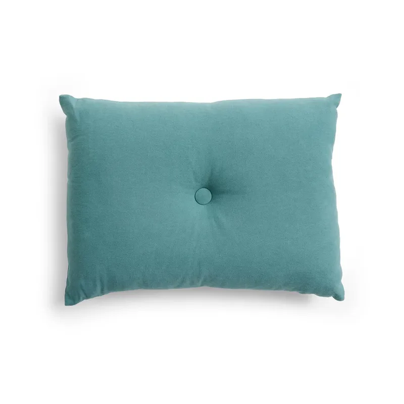 Dot Linen Kissen 45x60 cm Petrol de HAY – photo du produit