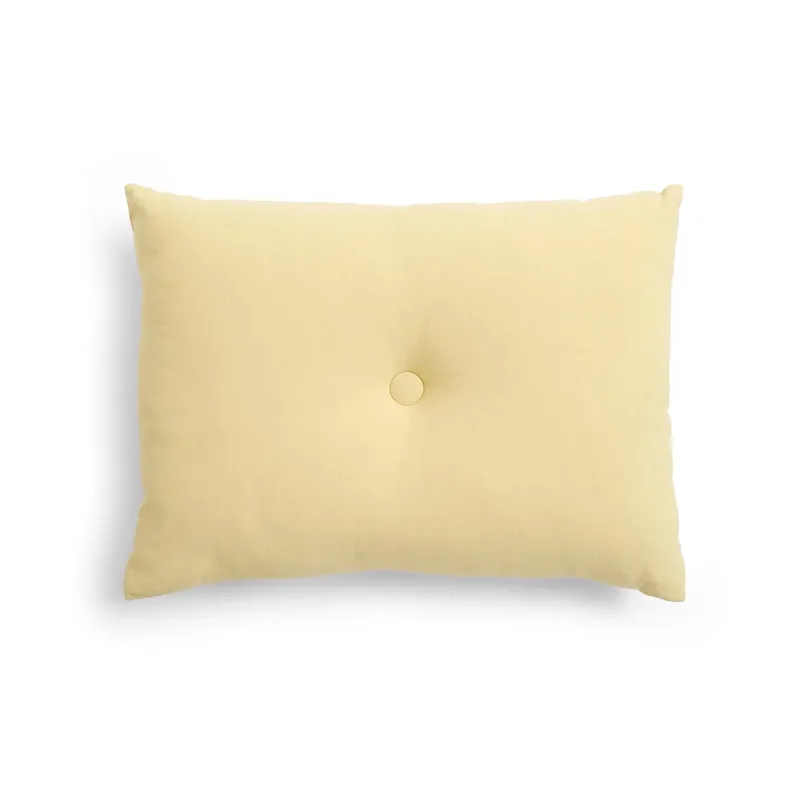 Dot Linen Kissen 45x60 cm Soft yellow by HAY – product photo