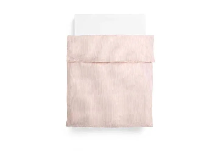 Fineline dekbedovertrek 150x210 cm Soft pink by HAY – product photo