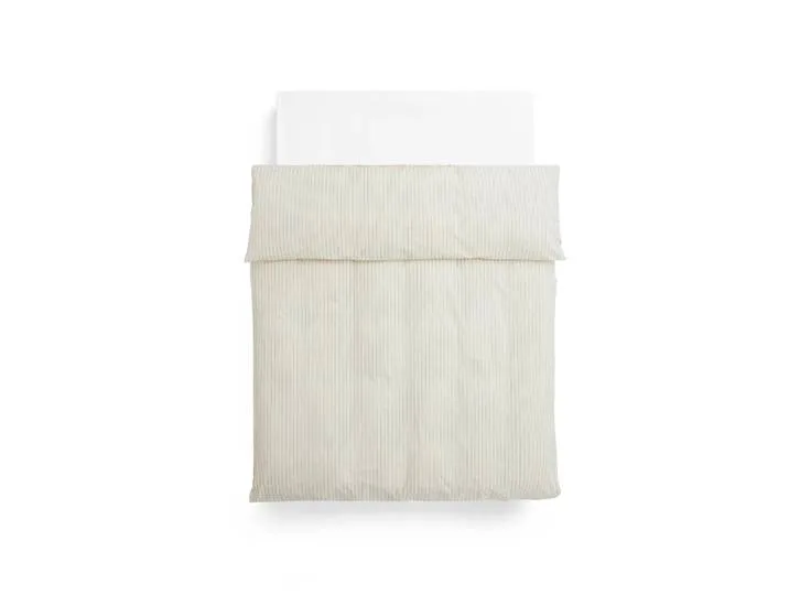 Fineline dekbedovertrek 220x240 cm Ivory by HAY – product photo