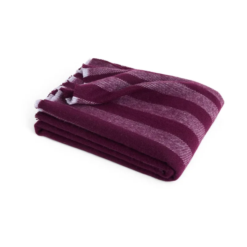 Duo Decke 130x180 cm Plum by HAY – product photo