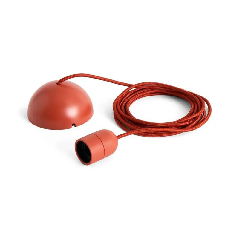 E27-hanglampfitting COMMON, Ø 4,5 cm by HAY in Roestrood – product photo