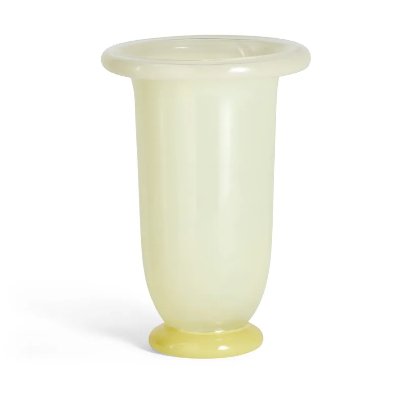 Empire Vase Medium Lime yellow-dark lime de HAY – photo du produit