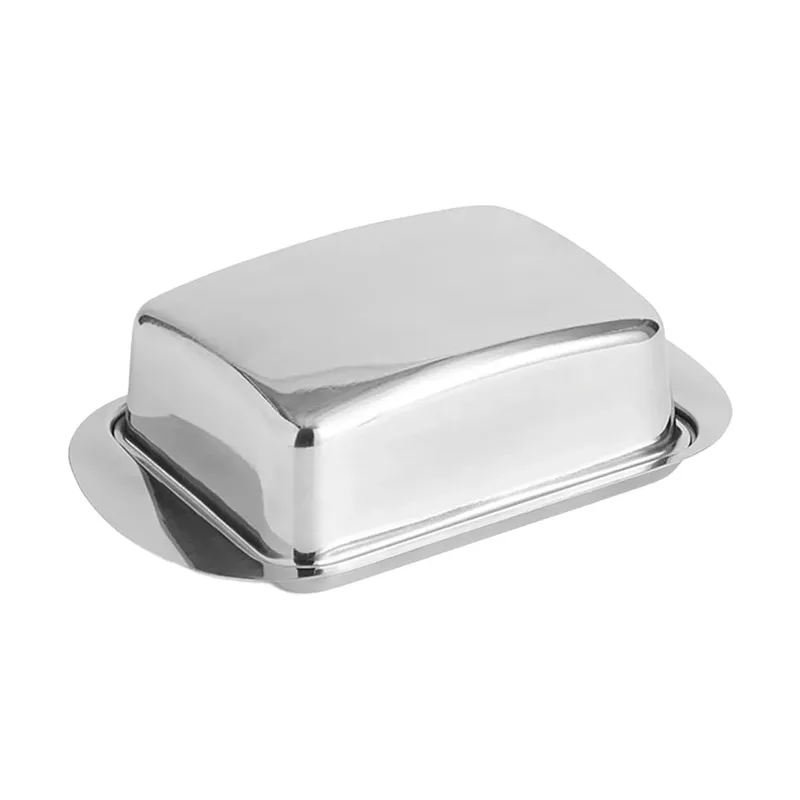 Essential Steel Butterdose Edelstahl, 10×17 cm van HAY – productfoto