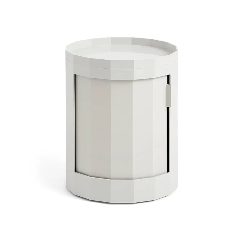 Facet Cabinet 100 Beistelltisch Misty grey by HAY – product photo