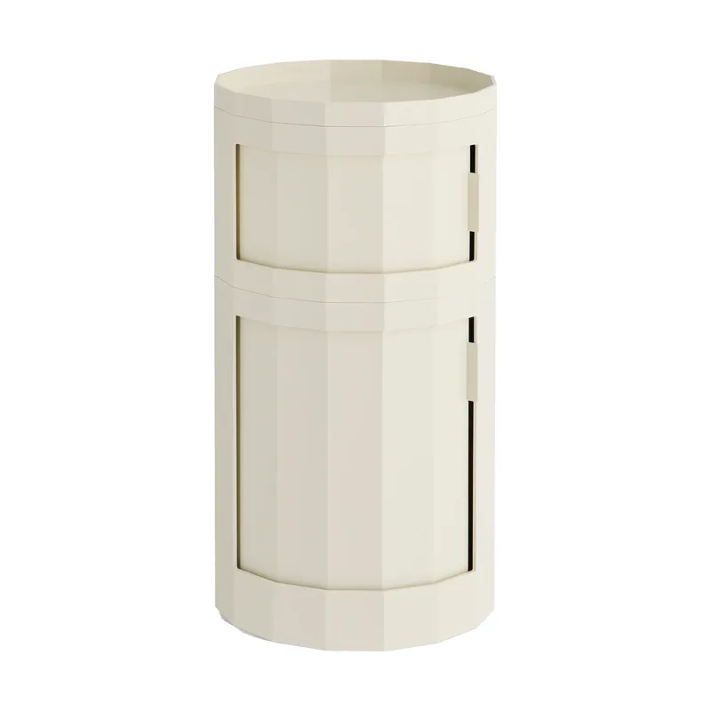 Facet Cabinet 110 Beistelltisch Eggshell de HAY – photo du produit