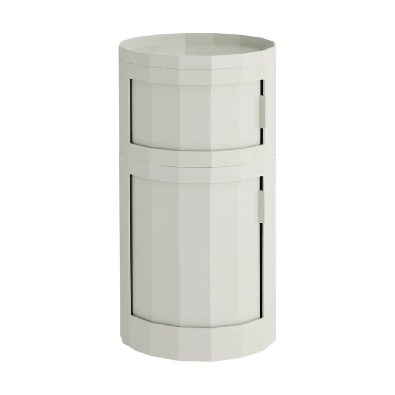 Facet Cabinet 110 Beistelltisch Misty grey de HAY – photo du produit