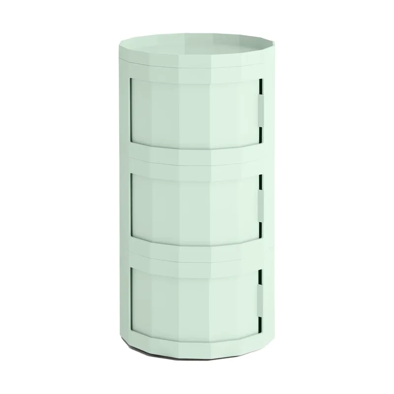 Facet Cabinet 30 Beistelltisch Soft mint by HAY – product photo