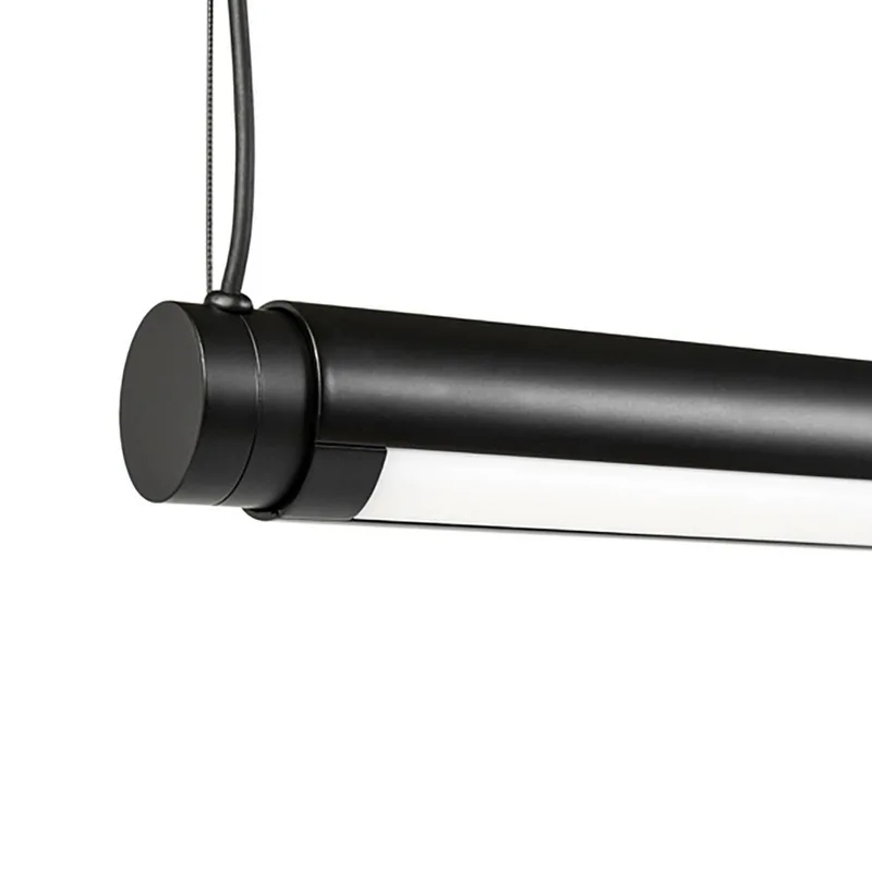 Factor Linear LED hanglamp diffused, zwart by HAY in Black, Opaal – product photo 2 of 4