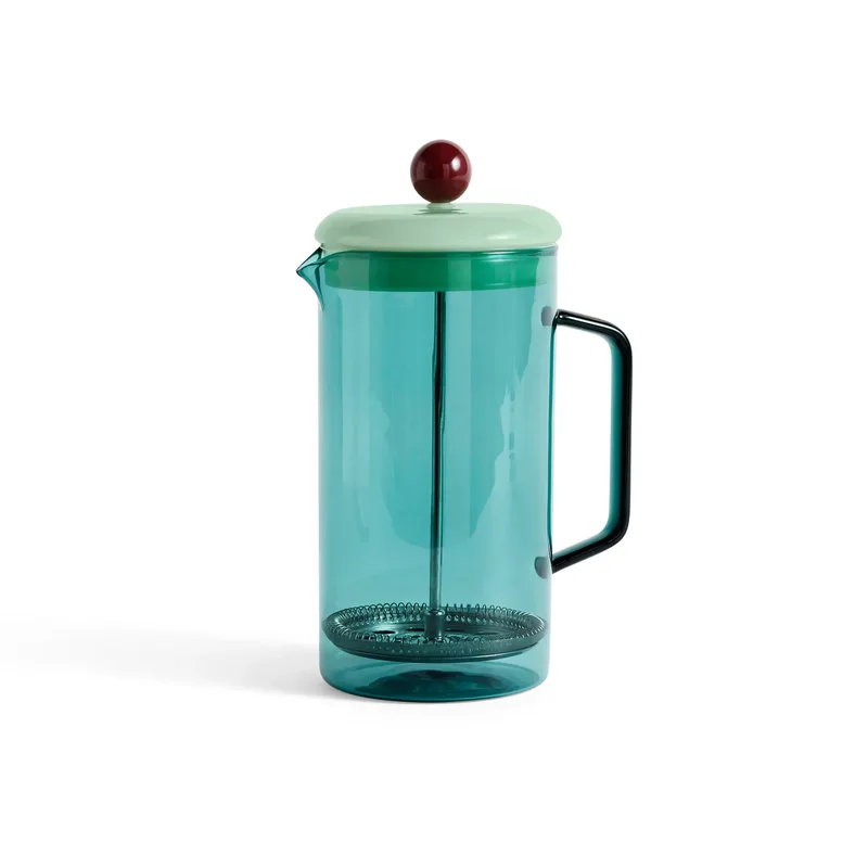 French Press Brewer Stempelkanne 1 Liter Aqua by HAY – product photo