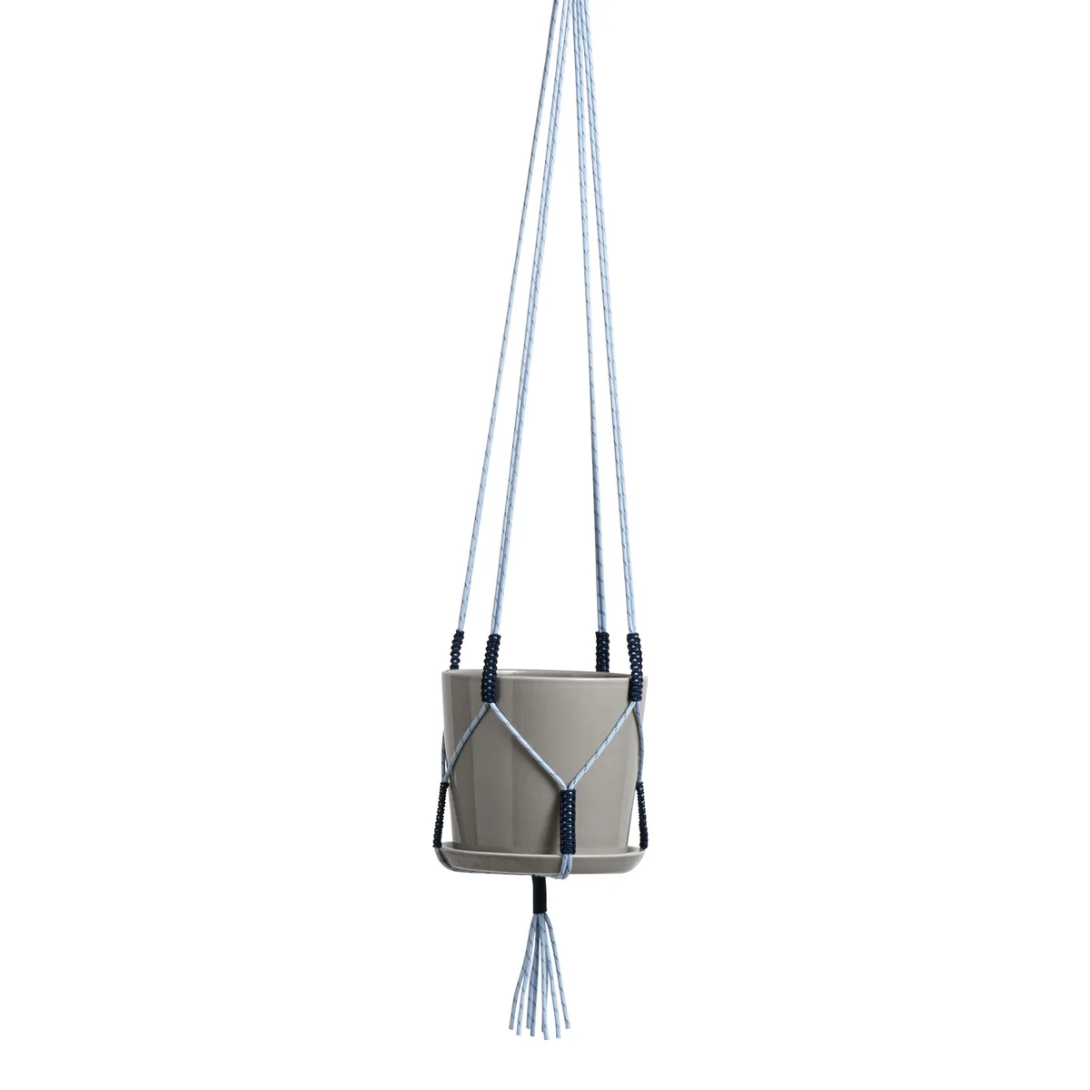 Halterung für Blumentopf Phanta Plant Hanger - Blau - Recyceltes Polyester - Designer Phanta von HAY – Produktfoto