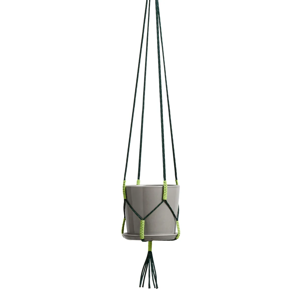 Halterung für Blumentopf Phanta Plant Hanger - Grün - Recyceltes Polyester - Designer Phanta by HAY – product photo
