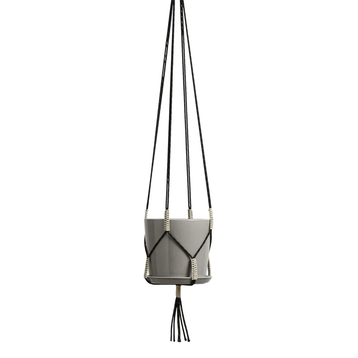 Halterung für Blumentopf Phanta Plant Hanger - Schwarz - Recyceltes Polyester - Designer Phanta by HAY – product photo