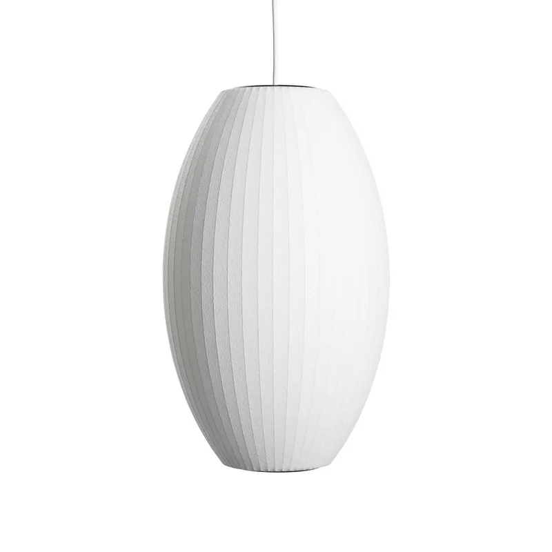 hanglamp Nelson Cigar Bubble M, Ø 33 cm de HAY en Blanc – photo du produit