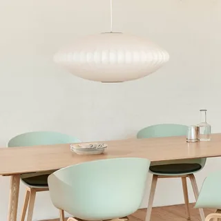 Hanglamp Nelson Saucer Bubble S, Ø 44,5 cm by HAY in White – product photo 3 of 5